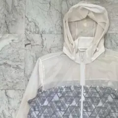 ほ*ん様 ノースフェイス　ナイロンジャケット　ホワイト　グレー　メンズ　XL　肩