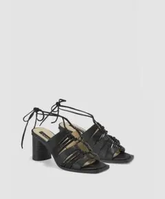 【美品】◾️アンチショルド◾️サンダル/ミュール◾️MARTA◾️厚底◾️レザー◾️ブラック UNTISHOLD（アンチショルド）の「Marta（サンダル）」 - WEAR