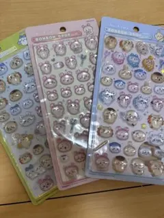 【正規品】ちいかわ　ボンボンドロップシール　3枚セット