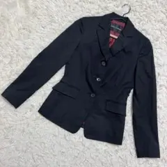BUONA GIORNATA テーラードジャケット　ビジネス　ブラック　（M）