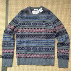 Abercrombie & Fitch グレー ニット セーター M