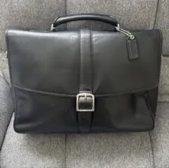 レザー ビジネスバッグ ブラック