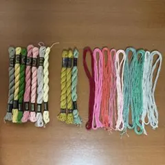 DMC他　5番　刺繍糸　使いかけ