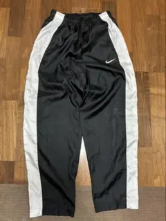 Nike ナイロンパンツ ブラック/ホワイト
