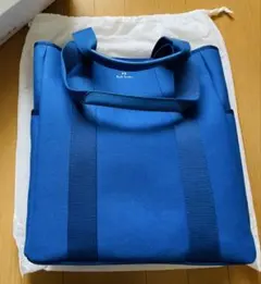Paul Smithコアオーガニックコットン トートバッグ M ブルー