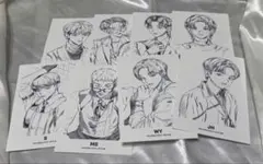 ATEEZ outlaw bouncy ポストカード コンプ 8枚セット