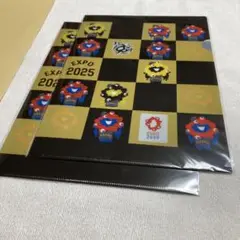 ミャクミャク 阪神タイガース クリアファイル 万博　２枚