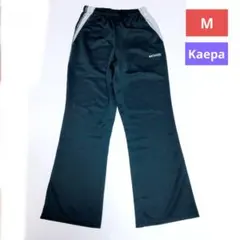 Kaepa　M　レディース　ジャージ　ズボン　パンツ　ブラック　黒　フレア