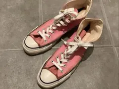 80s コンバースオールスター　ハイカット　ピンク　サイズ10 USA製