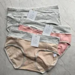 031 新品 レディースショーツ 中ばきコットン95％ Lサイズ 3枚組