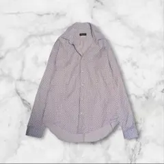 ​【ZARA MAN】ユーロ古着ドット柄 ネイビー Y2K ポルトガル製 Y2K