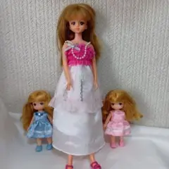 リカちゃん人形とミキちゃんマキちゃん 3体セット
