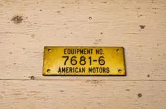 AMC 真鍮 Equipment IDタグ USA雑貨