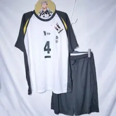 新品 上下セット XL 木兎光太郎 梟谷学園 ハイキュー なりきり ユニフォーム
