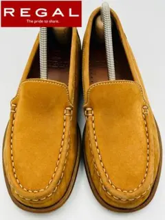 ★超美品★定価22,000円！リーガル REGAL モカシン ヌバック 23.5