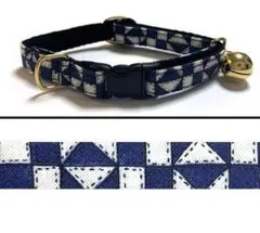 猫用首輪: My Country-blue (ハンドメイド)のサムネイル