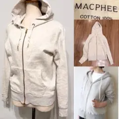 MACPHEE マカフィー　オリジナルコットンジャージパーカー　ジップアップ　Iのサムネイル