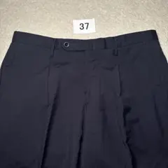 37 美品　春夏　インコテックス　スラックス　ネイビー　46