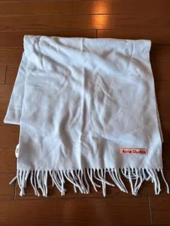 Acne Studios ブルー　マフラー フリンジ付き