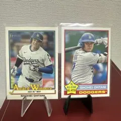 大谷翔平 2枚2025 topps Heritage NL All-Star