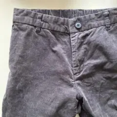 無印良品　紺色　コーデュロイ ストレートレッグパンツ2