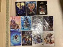 新品未使用　キングダムハーツ クリアファイル 11枚セット