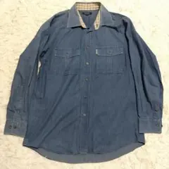 2026年最新】BURBERRY BLACK LABEL メンズ デニムシャツ・ダンガリー