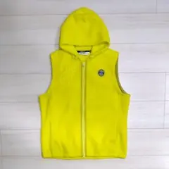 and per se フリースベスト L パーカー ブラックアンドホワイト