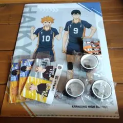 ハイキュー!! くら寿司　クリアファイル　マスキングテープ　カード
