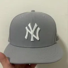 ニューエラ　59FIFTY グレーキャップ