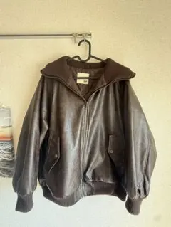 Java レザージャケット　ブラウン