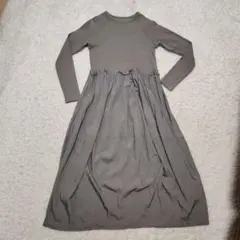 KBF　長袖　ロングワンピース