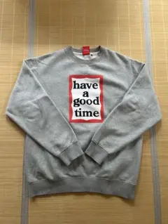 have a good time グレー スウェット Lサイズ