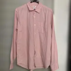 GAP スタンダードフィット ピンク長袖シャツ