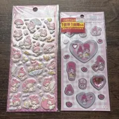 マイメロ　キラキラジュエル　サンリオ　シール　正規品　マシュマロ　2枚セット