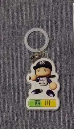 西川遥輝　スワローズ　パワプロ　選手イラスト　アクリルチャーム