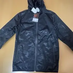 新品　EVEN RIVER　防風ストレッチ上下　カモフラブラック 上Ｍ　下ＬＬのサムネイル
