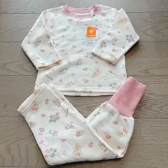 【新品】 アンパンマン　裏起毛 パジャマ 上下セット　腹巻きズボン　95cm