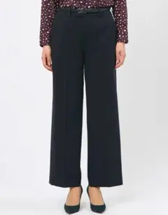 ANCHOR WOMAN ブラック ワイドパンツ サイズ7 スーツ