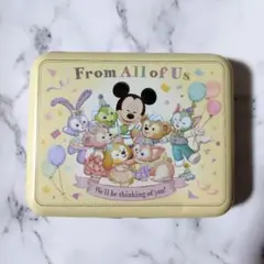 ミッキー ダッフィー&フレンズ 缶 TDR TDS 2023年