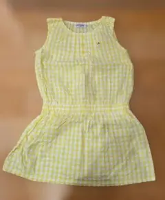 ミキハウス　ギンガムチェック　ワンピース(サイズ120)