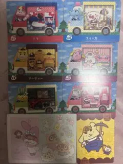 サンリオ　あつ森 どうぶつの森　amiiboカード　コンプ シール付