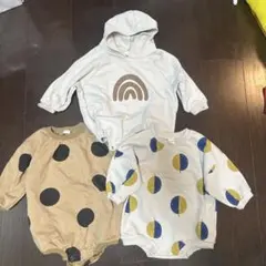 SHEIN ロンパース・カバーオール 3点セット