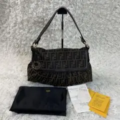 フェンディ ハンドバッグ ワンショルダー ズッカ柄