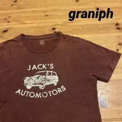 graniph(グラニフ)半袖　Tシャツ　プリント　M
