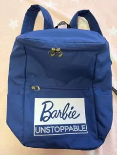 Barbie バービー リュック　バックパック　青　ブルー　ピンク　四角　ハートのサムネイル