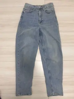 H＆M DIVIDED ストレートジーンズ ブルー