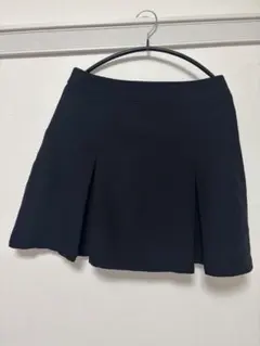 シーイン　SHEIN 黒 プリーツスカート 後ろファスナー