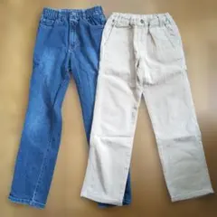 140センチ　ブリーズ　男の子長ズボンロングパンツ2点まとめ売り　コープ