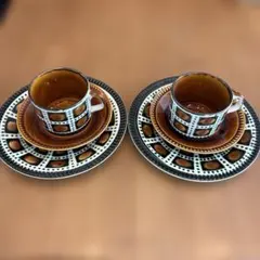 boch ボッホ　ベルナデッタカップソーサーデザートプレート　トリオ2セット